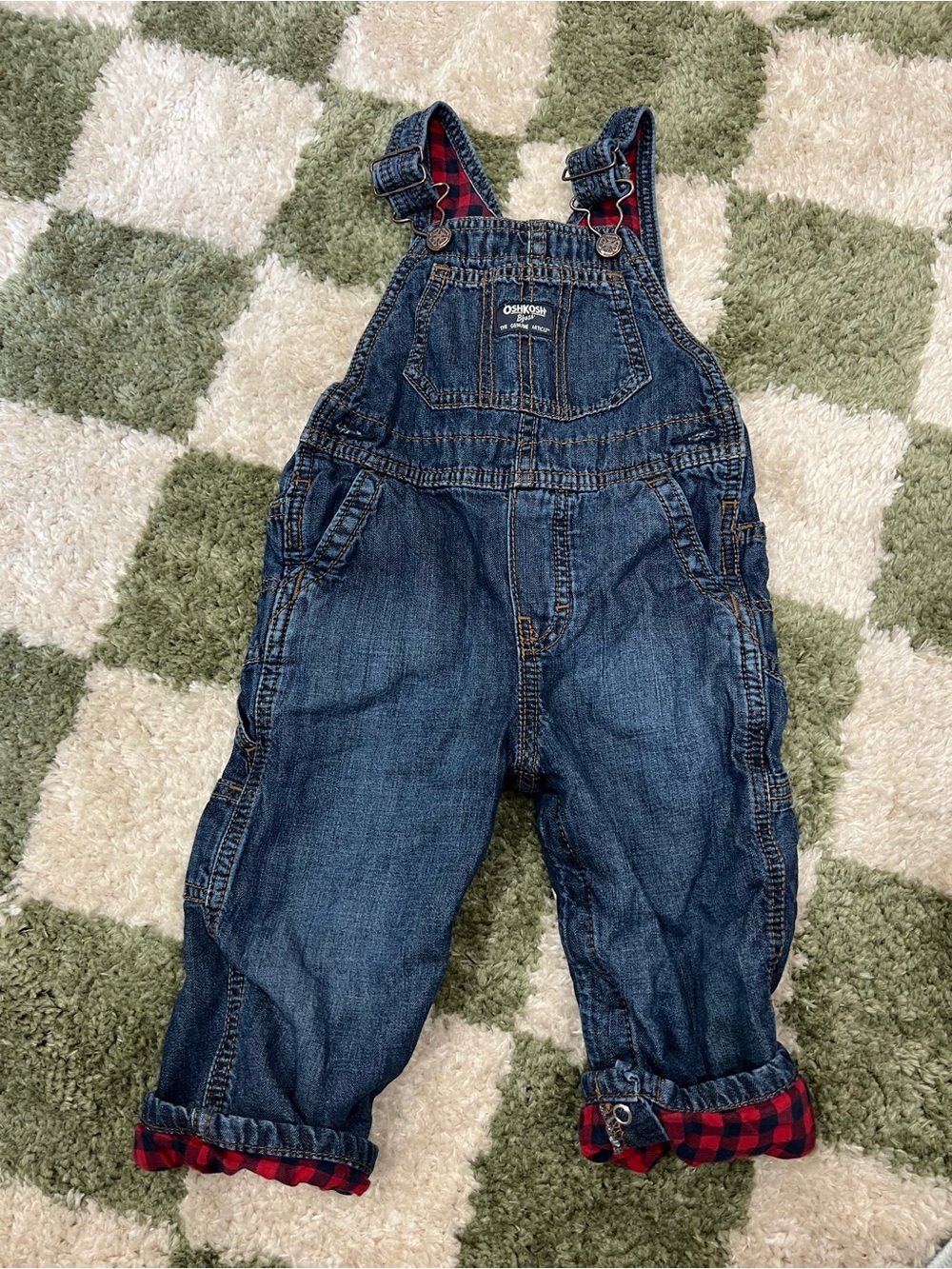 OshKosh B'gosh Kids Denim Lined Overalls